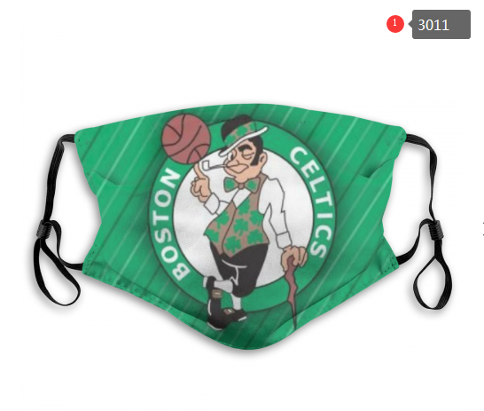 NBA Boston Celtics #6 Dust mask with filter->nba dust mask->Sports Accessory